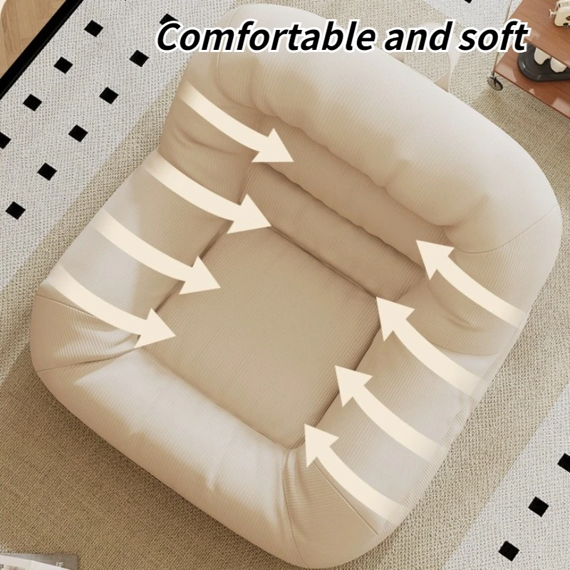 Lazy Bean Bag Sofas Portable Comfortable Small Sofa Relaxing Balcony Living Room Single Sofas Can Lie or Sleep Beanbag Chairs - view 4