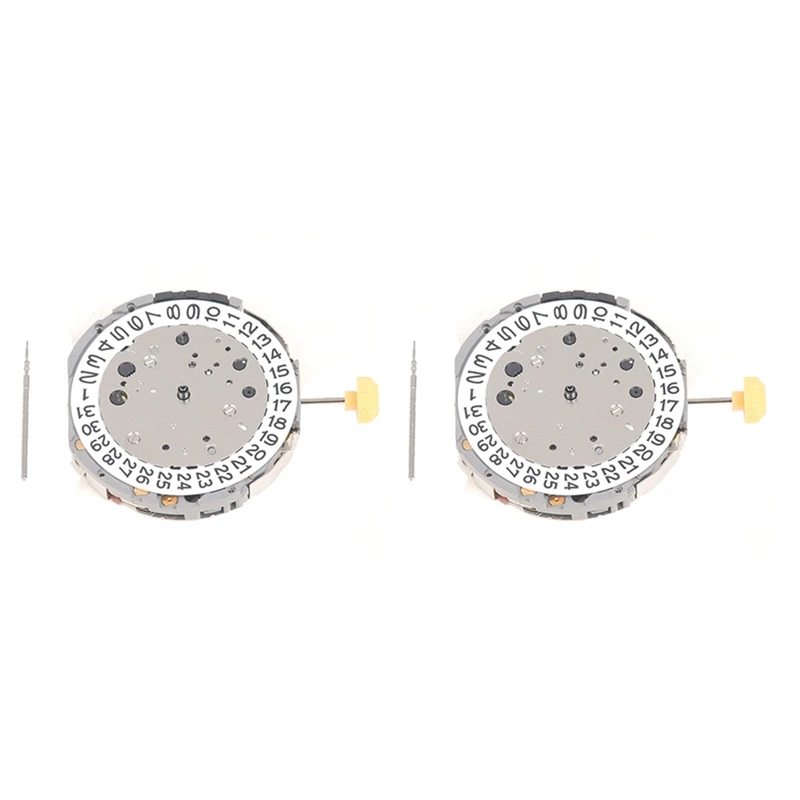 2X Quartz Watch Movement Replacement For Miyota JS15 Movement Accessories Watch Repair Tool Parts