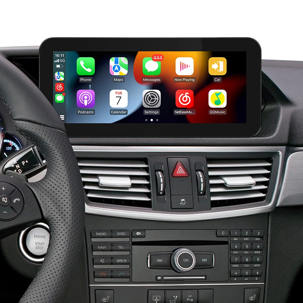 4G Wireless Android Auto Mirroring für E-Klasse NTG 4.5/4.7 Mercedes W212 Apple CarPlay Upgrade 10,25 Zoll 4G Wireless CarPlay Wi-Fi – Detail 13