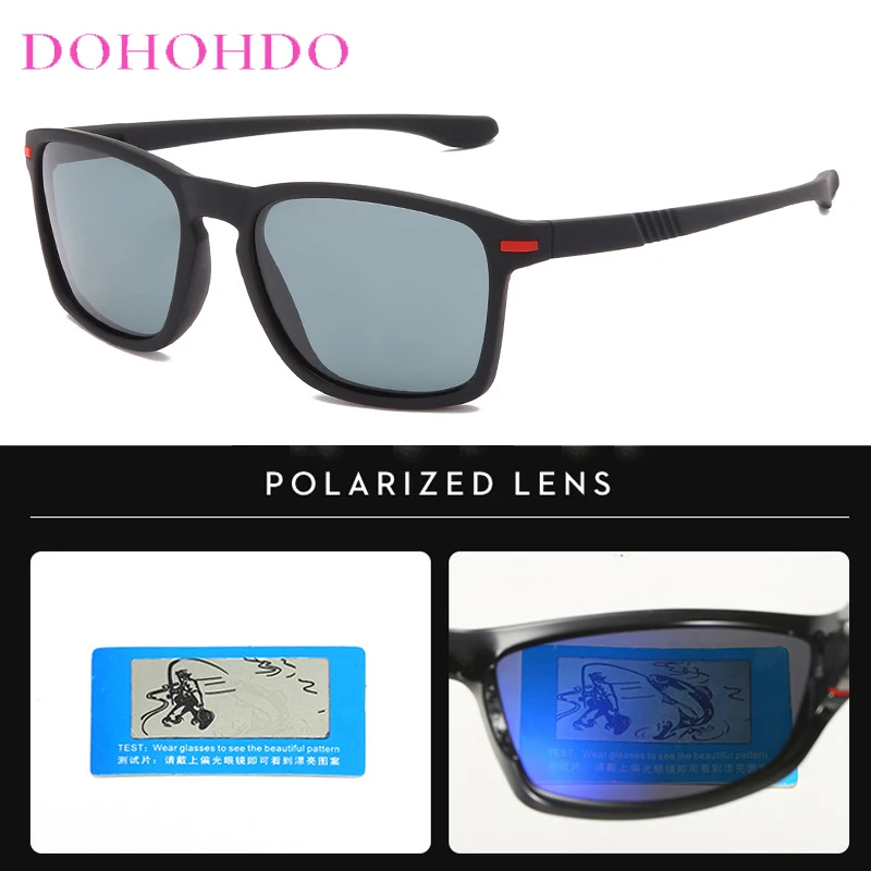 

Outdoor Sports Brand Designer Square Polarized Night Vision Sunglasses Women UV400 Driving Anti-Glare Cycling Men Goggles Очки