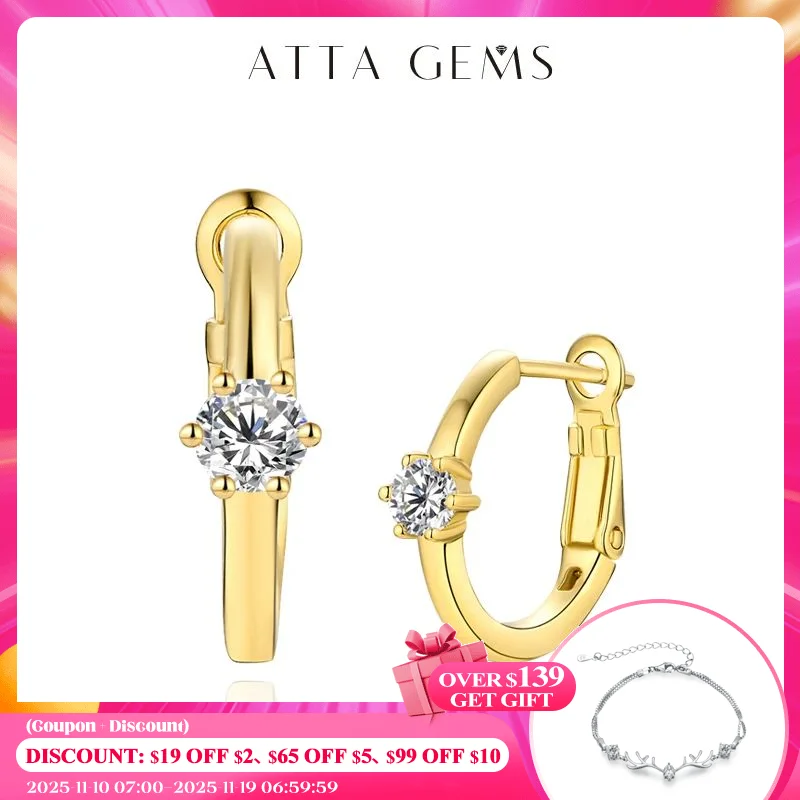 

Женские серьги из серебра 3,5 пробы с муассанитом, 925 мм