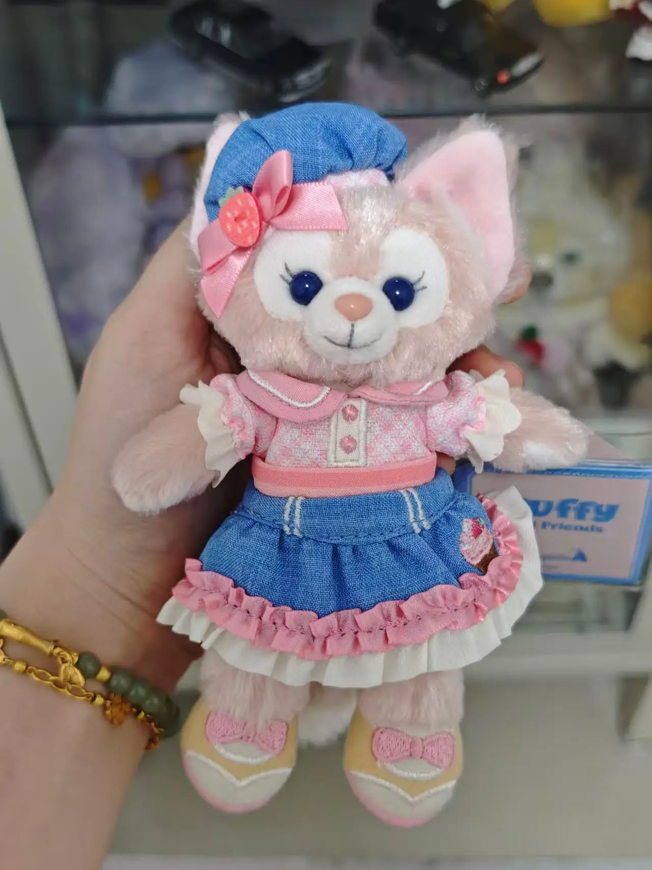 2025 جديد ديزني لطيف Linabell دمية حقيبة سلسلة مفاتيح قلادة كعكة Stellalou قلادة Kawaii هدية عيد ميلاد فتاة #5