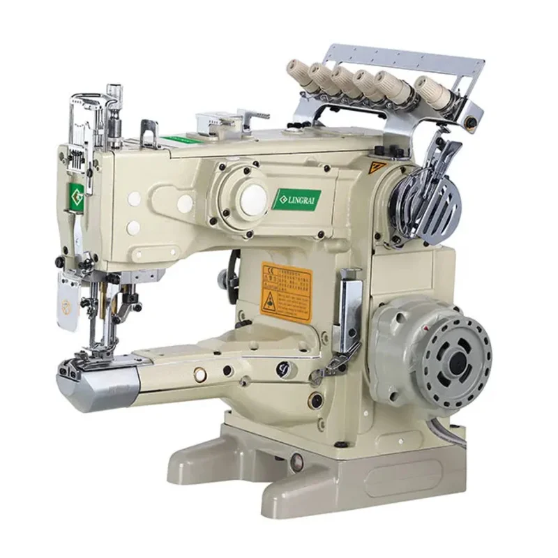 

LR 1500D-464 Direct drive high speed feed-up-the-arm 4-needle 6-thread industrial interlock sewing machine for cloth