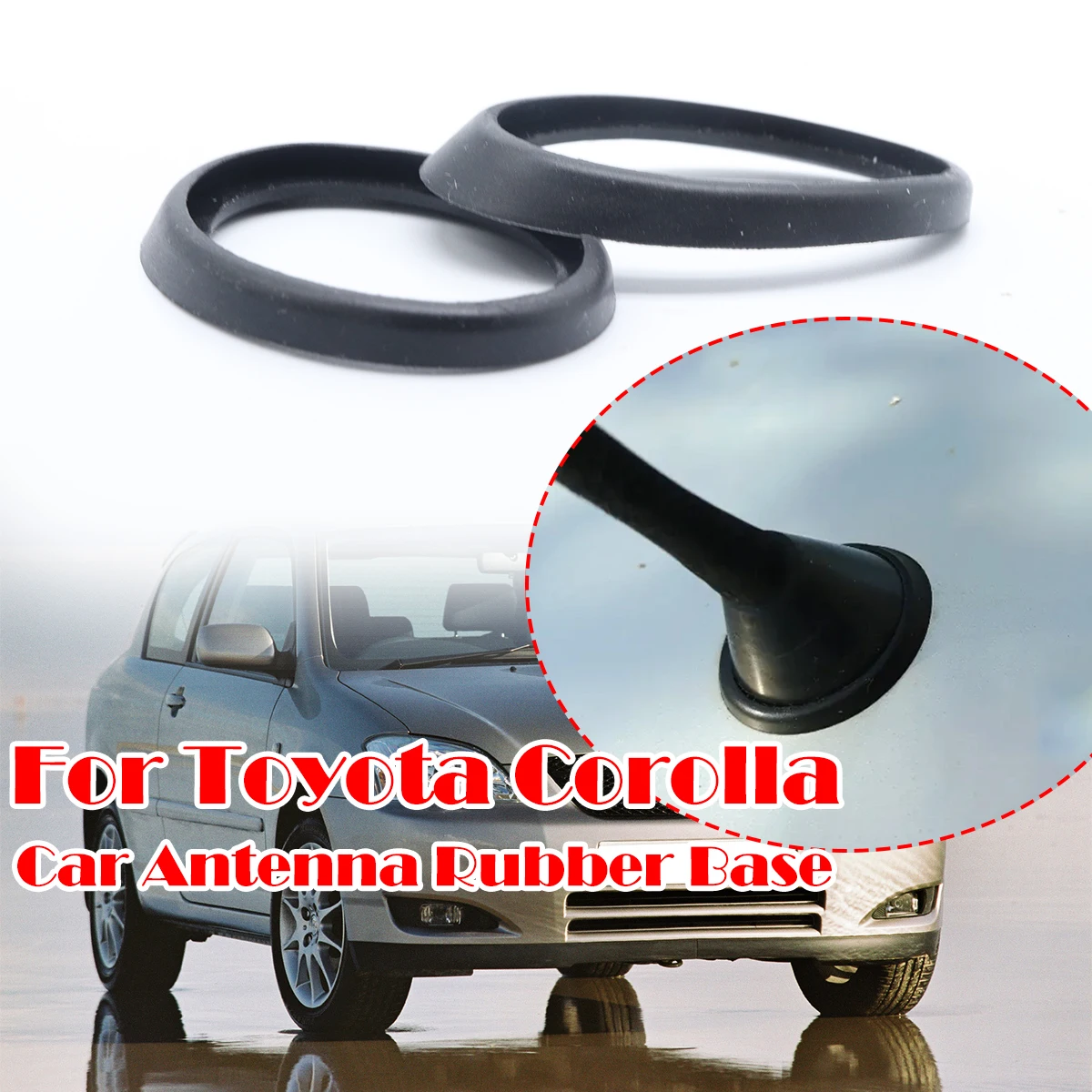 

Car Roof Mast Whip Aerial Antenna Base Gasket Seal Pad Sealing For Toyota Corolla 1.4 1.6 vvti T-Sport 1.4 2.0 D-4D 2002-2007