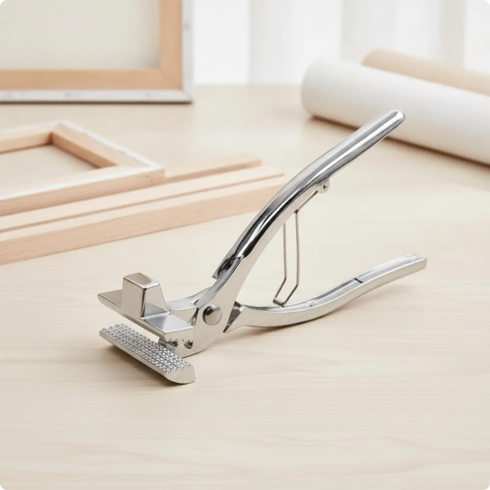 Ergonomic Canvas Stretching Pliers Clamp for Stretcher Bars Artist Essential Tool