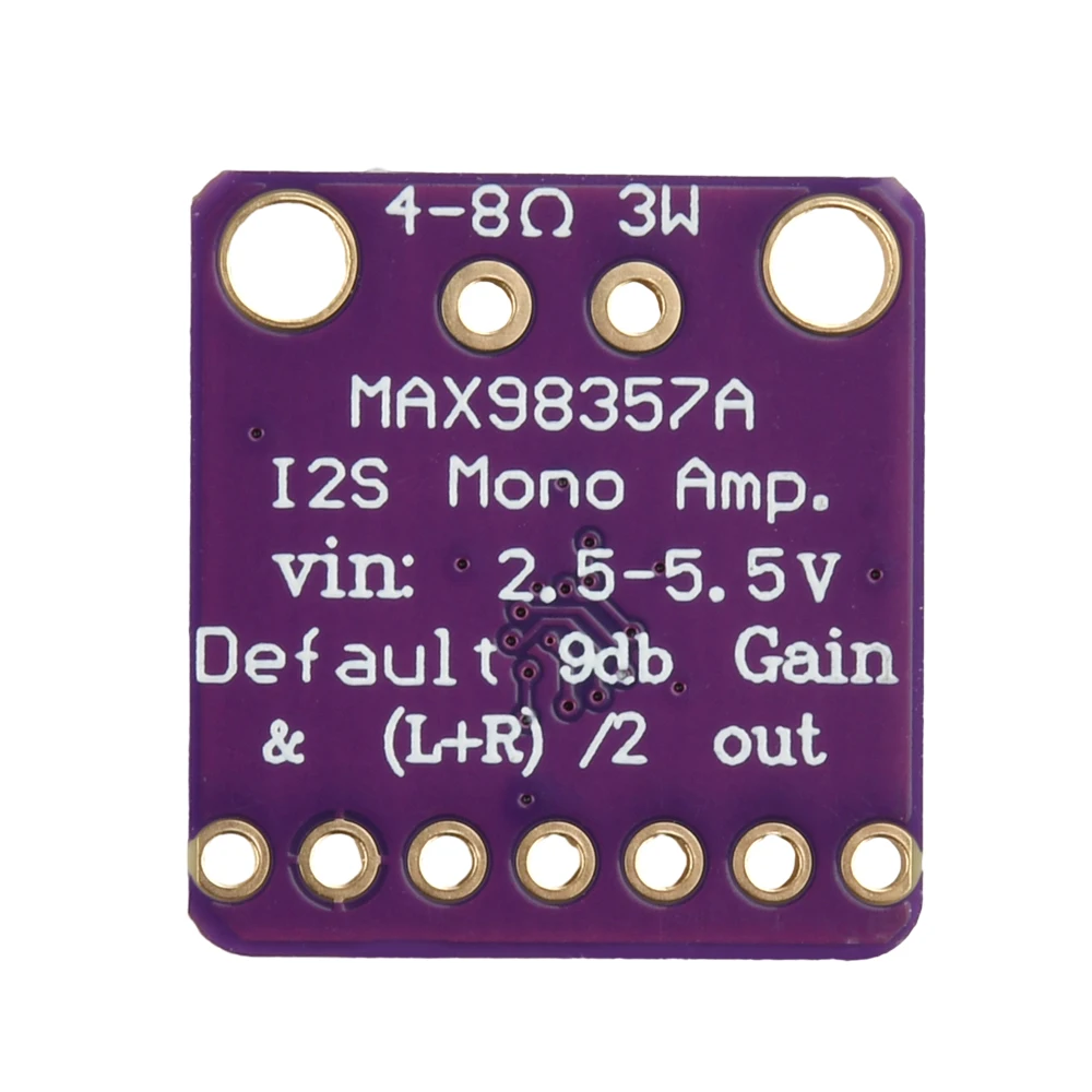 MAX98357 I2S 3 Вт усилитель класса D, интерфейс, модуль декодера ЦАП, безфильтровая аудиоплата, большой/маленький чип для Raspberry Pi MAX98357 I2S 3 Вт усилитель класса D, интерфейс, модуль декодера ЦАП, безфильтровая аудиоплата, большой/маленький чип для Raspberry Pi