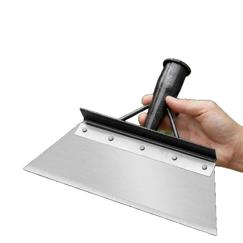 

1pc Manganese steel cleaning shovel for cement floor and wall; a magical tool.