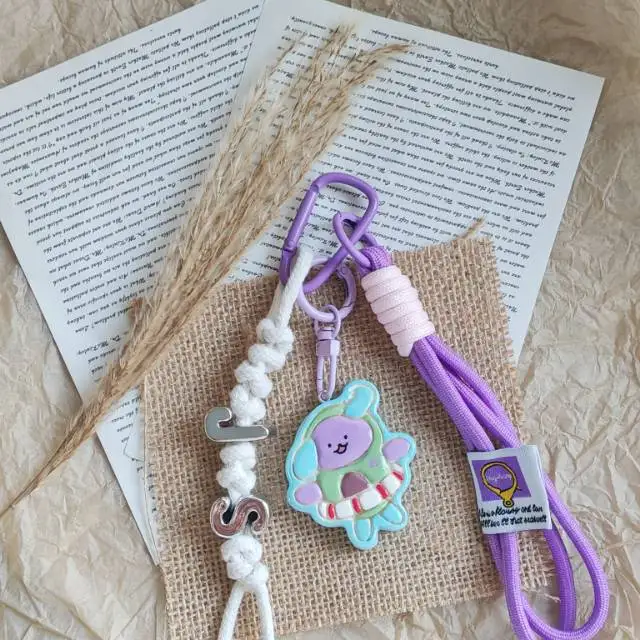 2025 New Thailand Drama Love's Sequel Jimmy&Sea Avocean Pendant Keychain for Women Bag Beaded Chain Bag Decoration Accessories