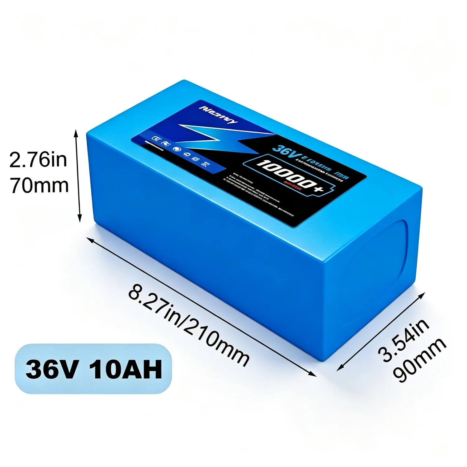 36V 20Ah 16Ah 10Ah Lithium Battery Pack 10S7P 18650 Rechargeable Li-ion Battery for Electric Scooter E-bike MTB Bicycle 1000W Motor Replacement Battery with Intelligent BMS Protection High Capacity Long Range Power Supply US Stock Fast Shipping