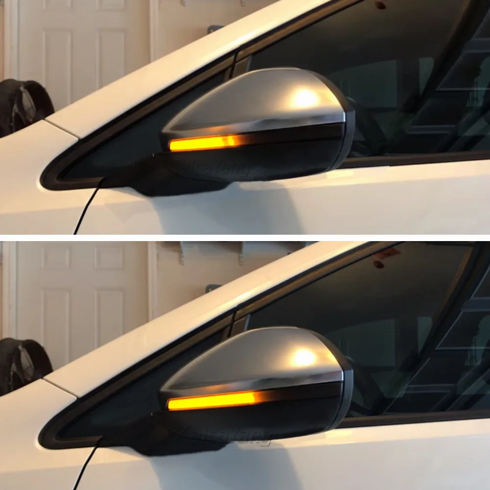 For Audi A4 S4 RS4 B9 2016-2019 A5 S5 RS5 Dynamic Turn Signal LED Light Side Wing Rearview Mirror Indicator Sequential Blinker