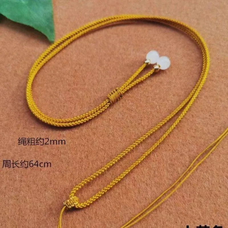 High-quality Hand-woven Mambo Rope, Beeswax Necklace Rope, Pendant, Lanyard, Handmade, Adjustable for Men and Women