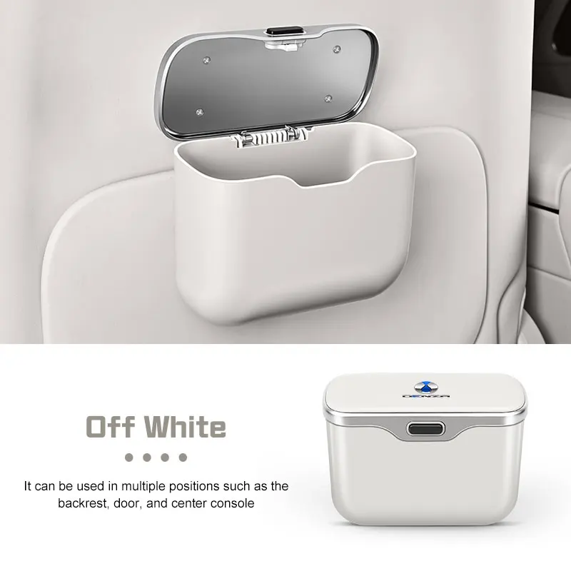 ل BYD Denza D9 N9 GT N7 X N8 2018-2026 سلة مهملات السيارة ، صندوق تخزين مسند الظهر مقاوم للماء باب السيارة معلقة سلة المهملات الملحقات