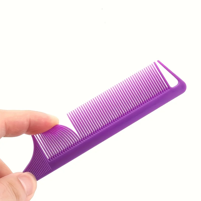 5-piece pointed tail comb set, fine toothed comb, professional styling comb, steel needle handle, hair and hair salon home comb