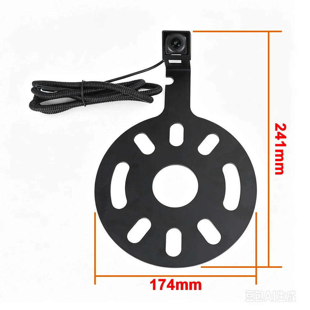 Carsanbo For Jeep Wrangler Car Spare Tire Rack Rear View Camera HD CCD 110° Waterproof Backup Reverse Camera with Reference Line