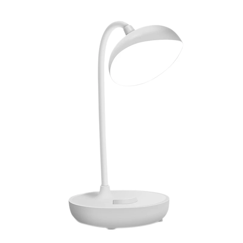 

Desk Lamp Eye Protection Led Reading Lamp with Mobile Phone Holder Contact to Adjust the Bedside Counter Lamp