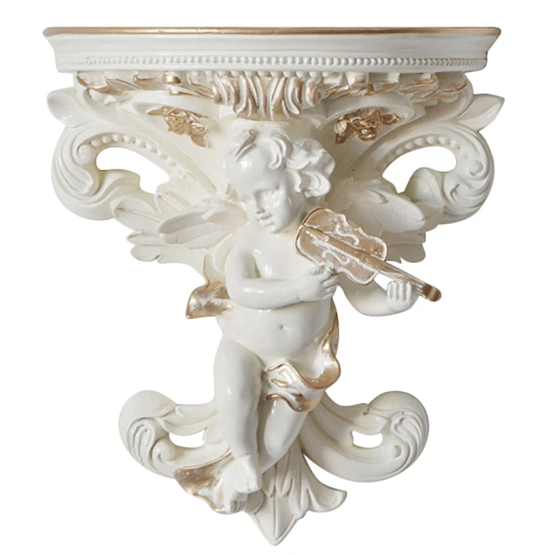 Garden Corbel Home Decoration Living Room Shelf Wall Hanging Flower Pot Stereoscopic Flower Pot Art Angel Shape Statue