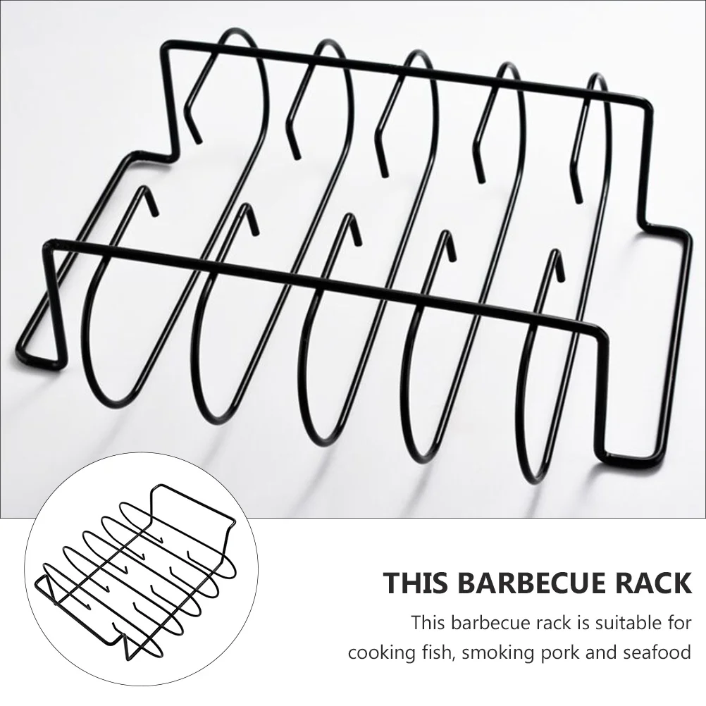 

Barbecue Stand Thickened Handle For Steak Seafood Sausage Bbq Rack Outdoor Camping Barbecue Stand Grill Tool