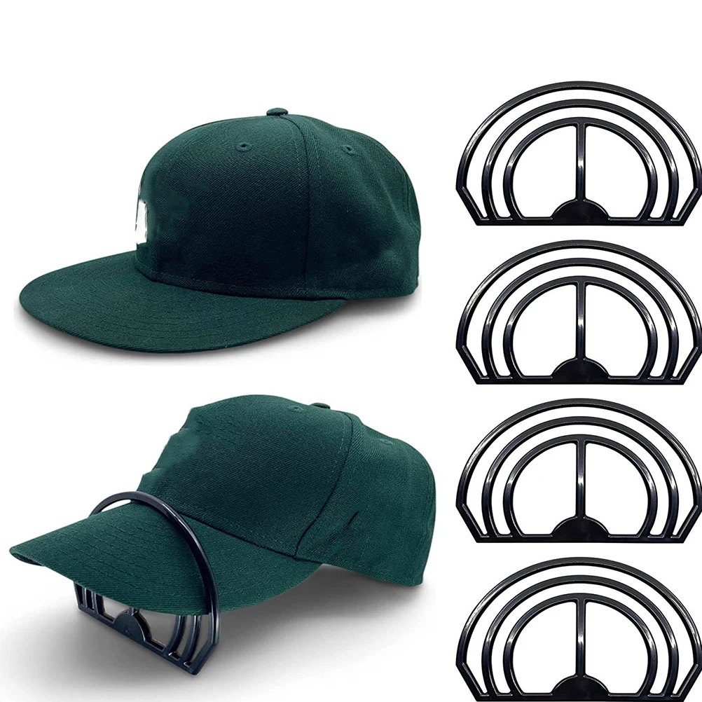 

4Pcs Adjustable Hat Bender Tool Portable Brim Shaping Band For Baseball Visor Fishing Hats