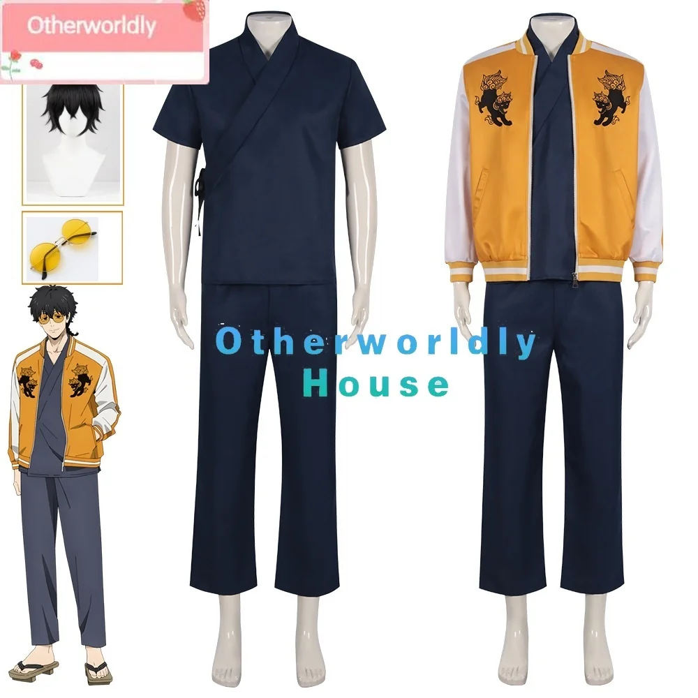 Anime WIND BREAKER Jo Togame Cosplay Costume Wig Shishitoren Embroided/Printing Jacket Uniform Sunglasses Kimono Halloween Cos