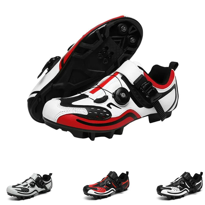 

Mountain Biking Lock Shoes, Super Stable With Mountain - Specific Outsole! Knob Adjustment Is Super Convenient, Multiple Colors