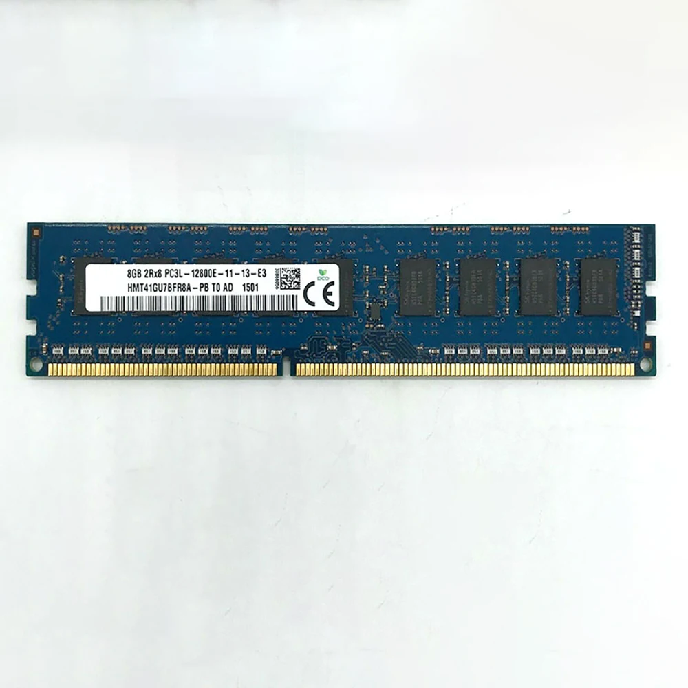 1 Pcs 8GB 2RX8 PC3L-12800E-11-13-E3 HMT41GU7BFR8A-PB HMT41GU7AFR8A-PB 1600 RAM For SK Hynix Memory