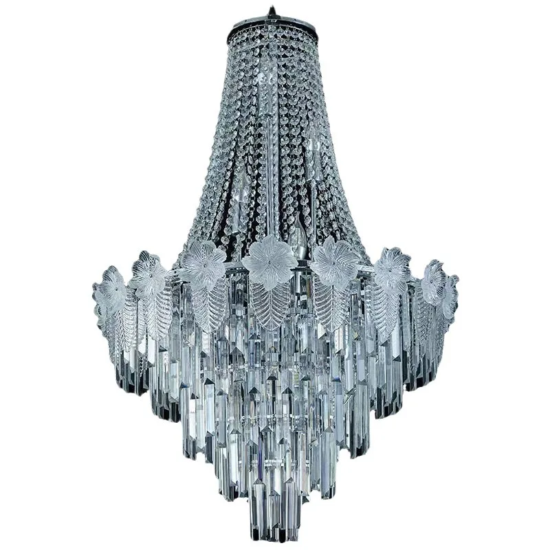 

Luxury living room candle crystal lamp dining room chandelier cross-border lighting creative wedding