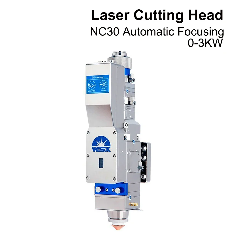 Wsx 0-3kw automatische fokussierung nc30 faserlaser schneidkopf max laser leistung 3000w für metalls ch neiden