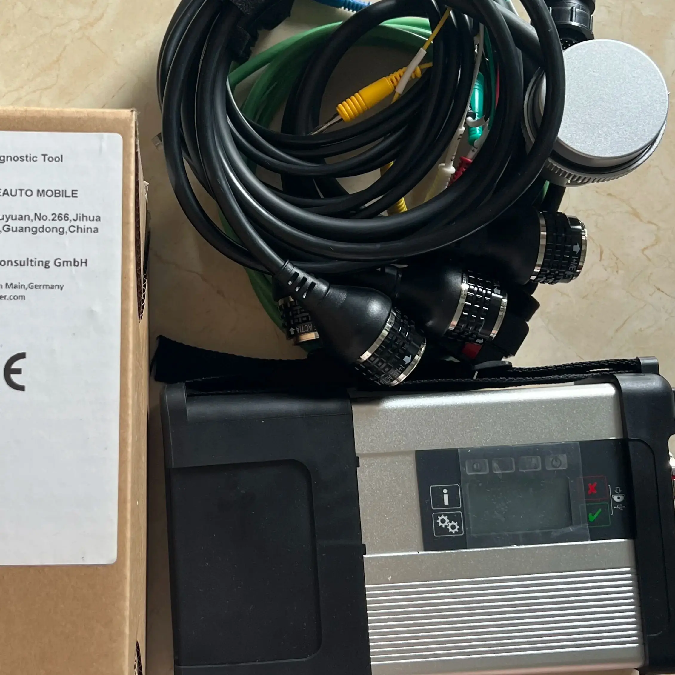 

Диагностический инструмент Super mb Star mb sd c5 с программным обеспечением ssd 2025,12 В, сверхскоростной, подходит для 95% ноутбуков для автомобилей mb