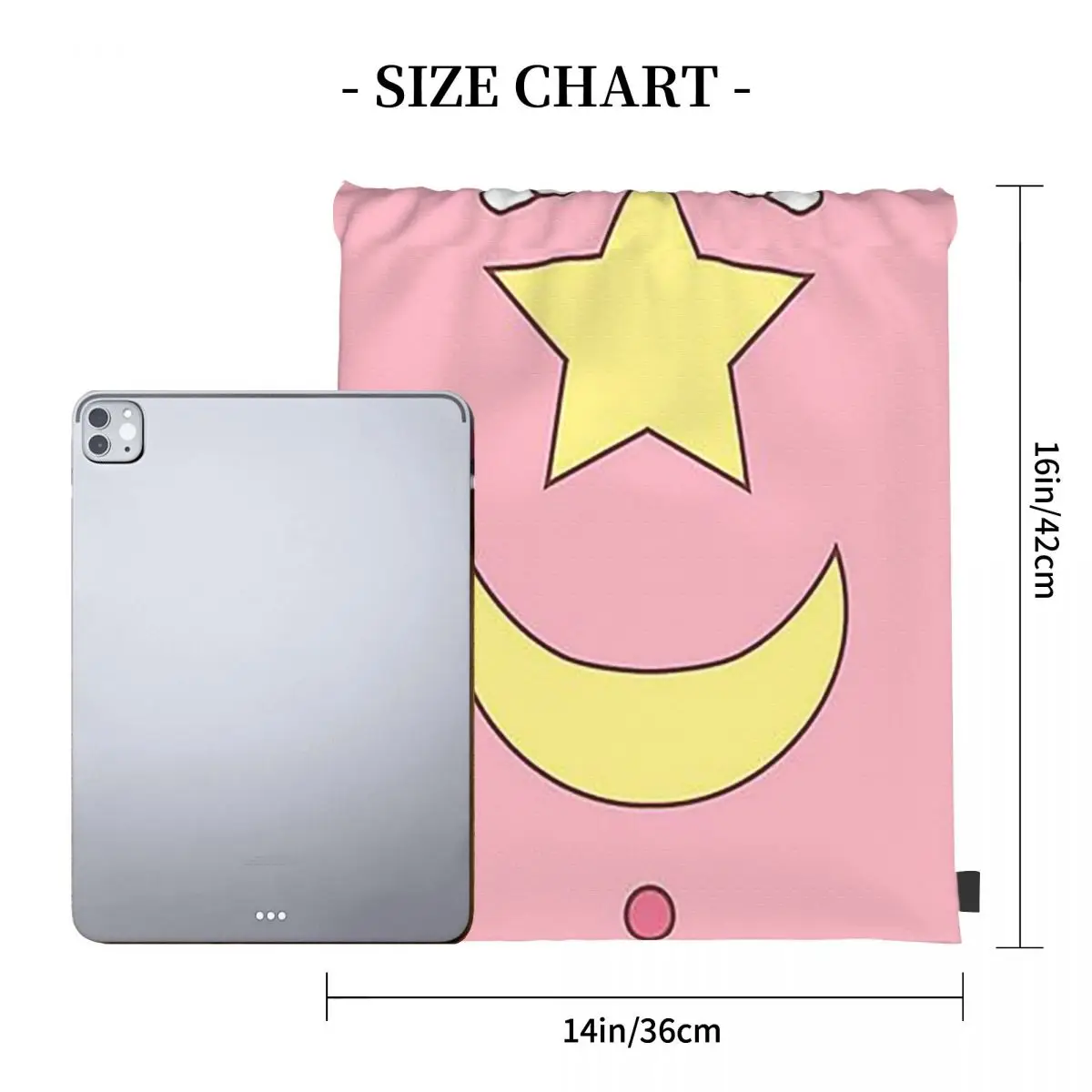 Cardcaptor 사쿠라 클리어 카드 배낭 패션 휴대용 Drawstring 번들 포켓 잡화 가방 여행 학생을위한 책 가방