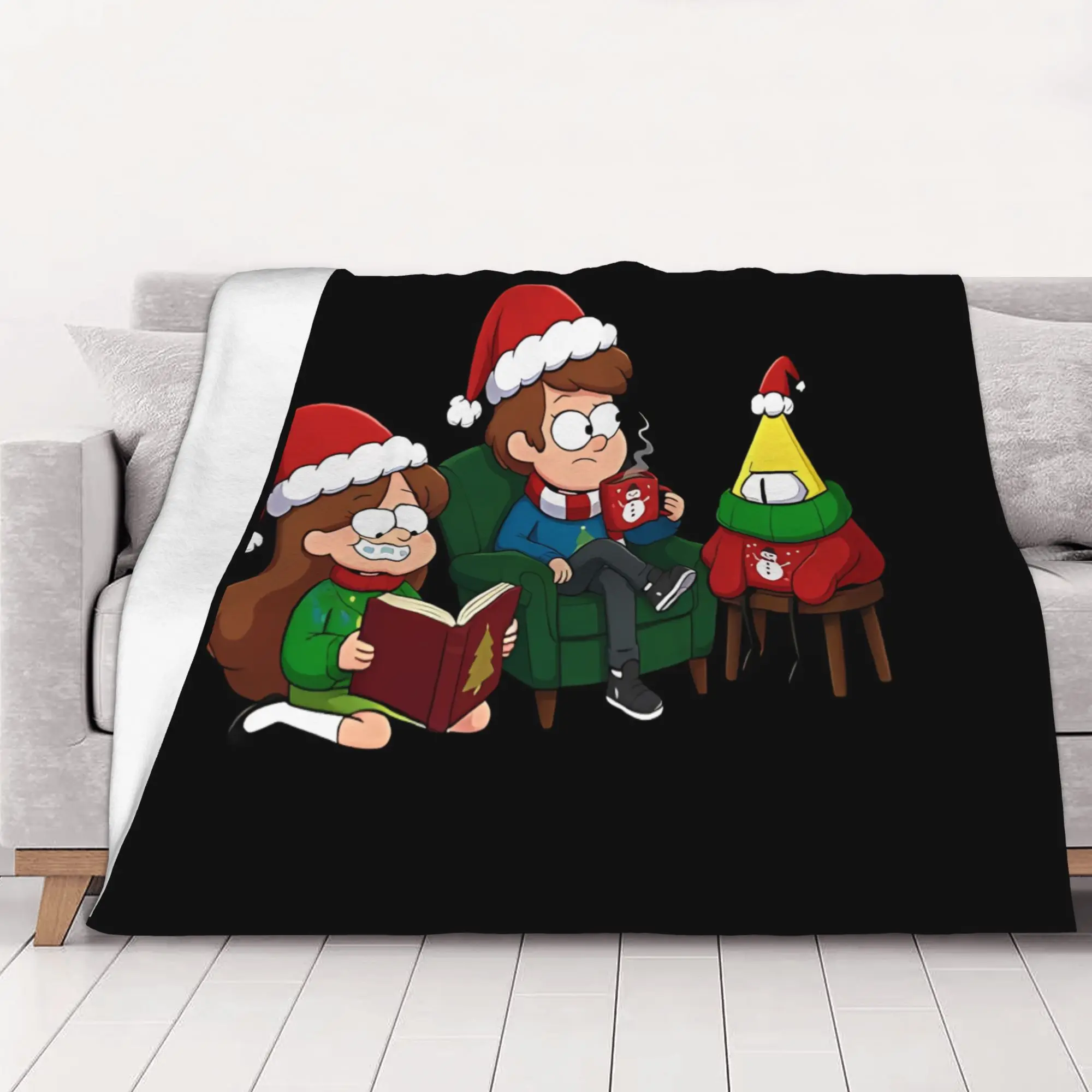 1PC Classic G-gravity Falls home room decorations Winter Blankets for Adults Bedding Home Interior Sofa Knee