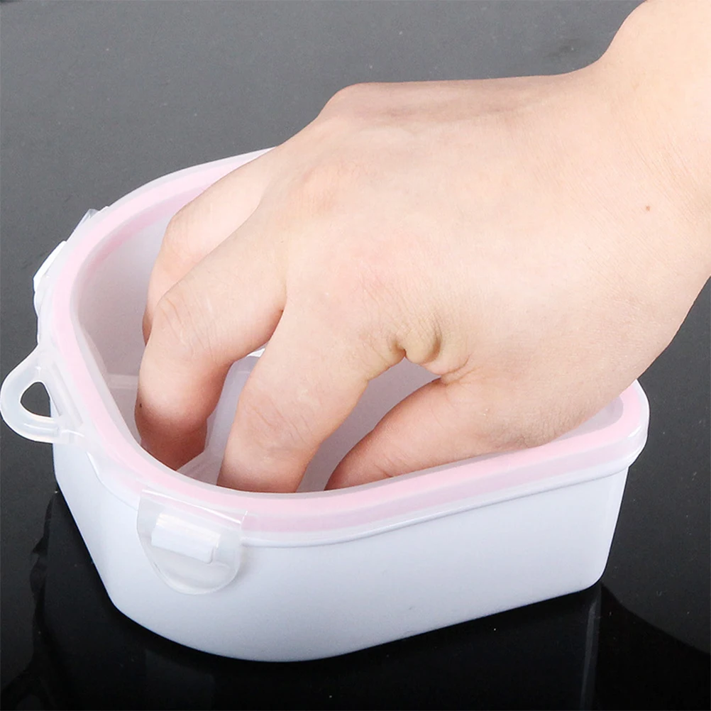 

2pcs Acrylic Nail Soak Bowls Manicure Tools For Gel Polish Removal Spa Home Use Soak Off Bowl Nail Art Supplies