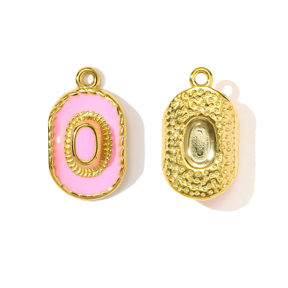 3Pcs/Lot Stainless Steel Playing Card Charms Enamel Hat Pendants For DIY Making Earring Necklace Jewelry Accessory Wholesale