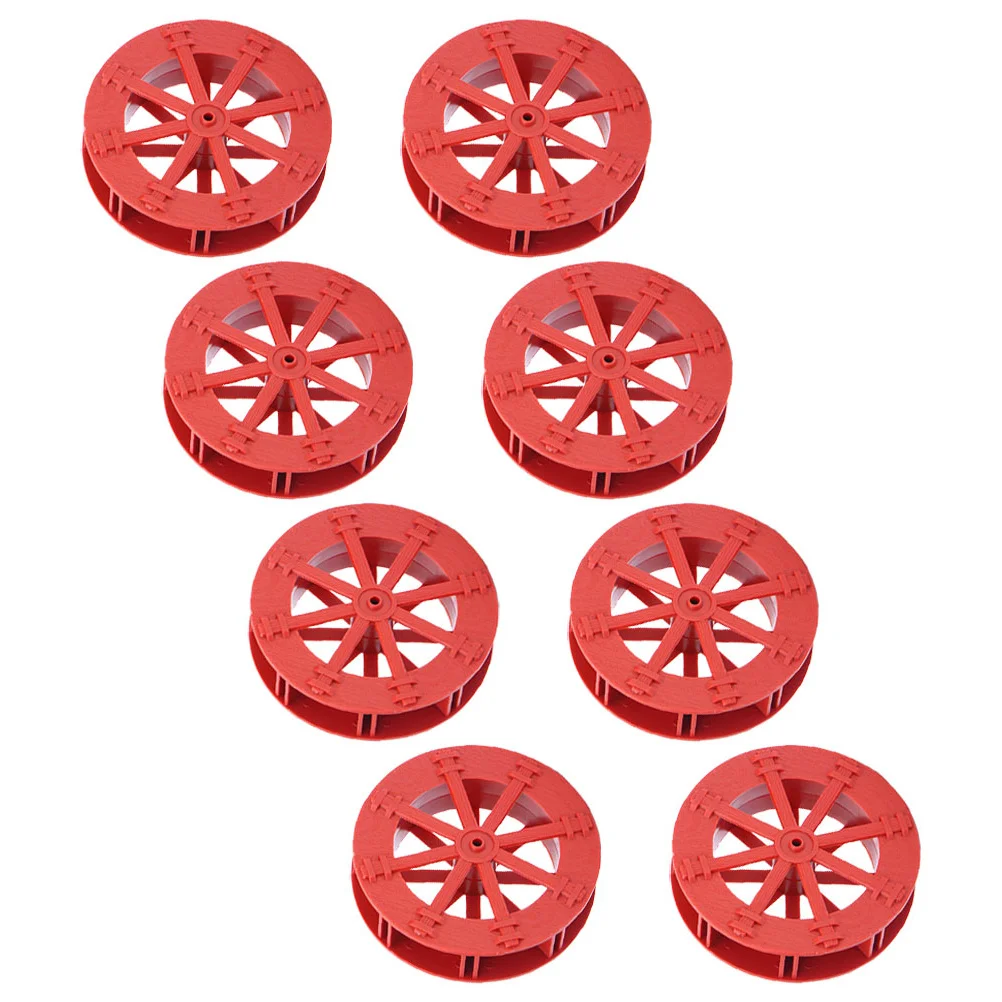 8 قطعة استبدال نافورة عجلة المياه لخزان الأسماك حوض السمك لتقوم بها بنفسك ديكور سطح المكتب ، عجلة المناظر الطبيعية الصغيرة ، عجلة الجنينة الاصطناعية ،