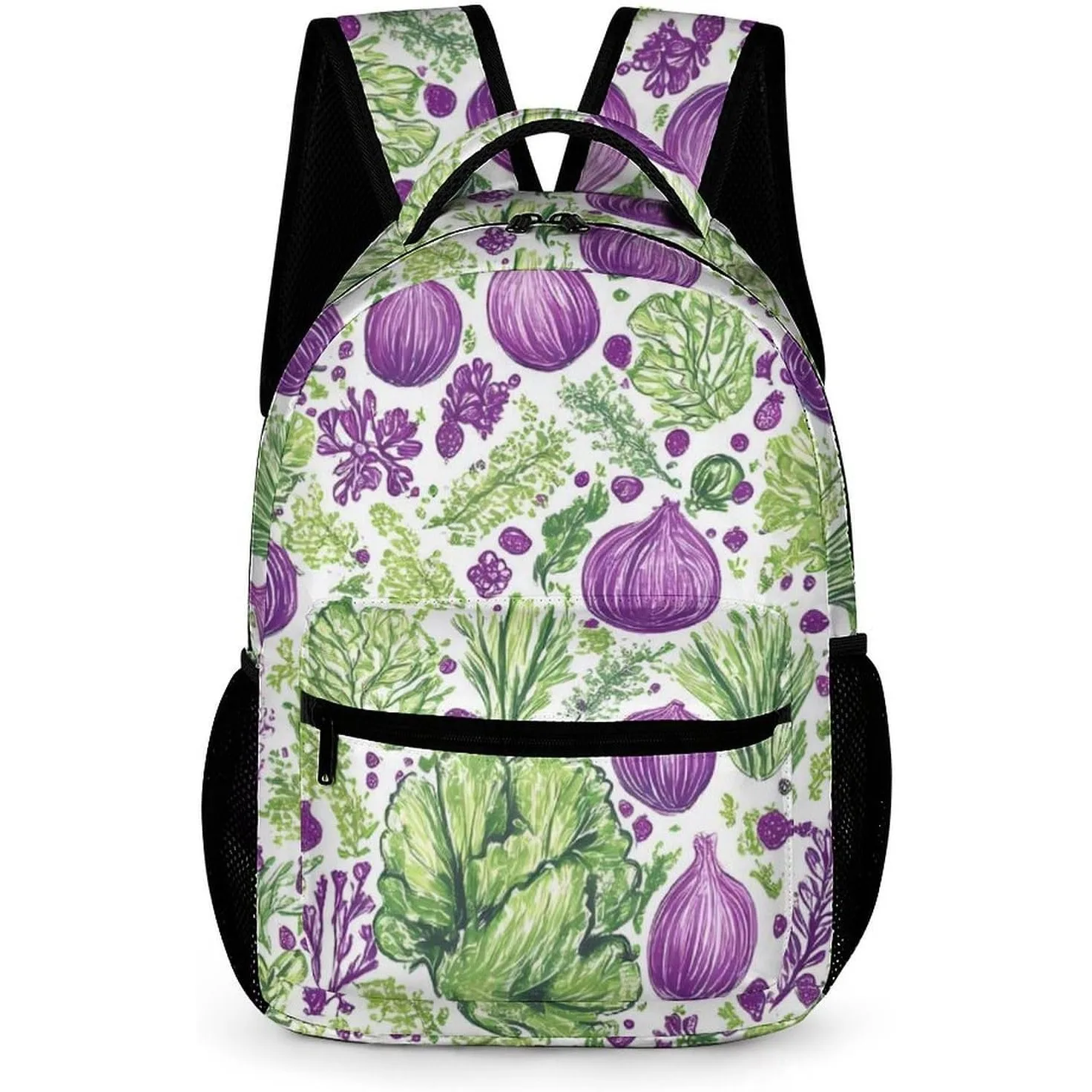 

Onion Vegetables Cute Backpack Travel Bag Small Back Packs Funny Print Mini Daypack