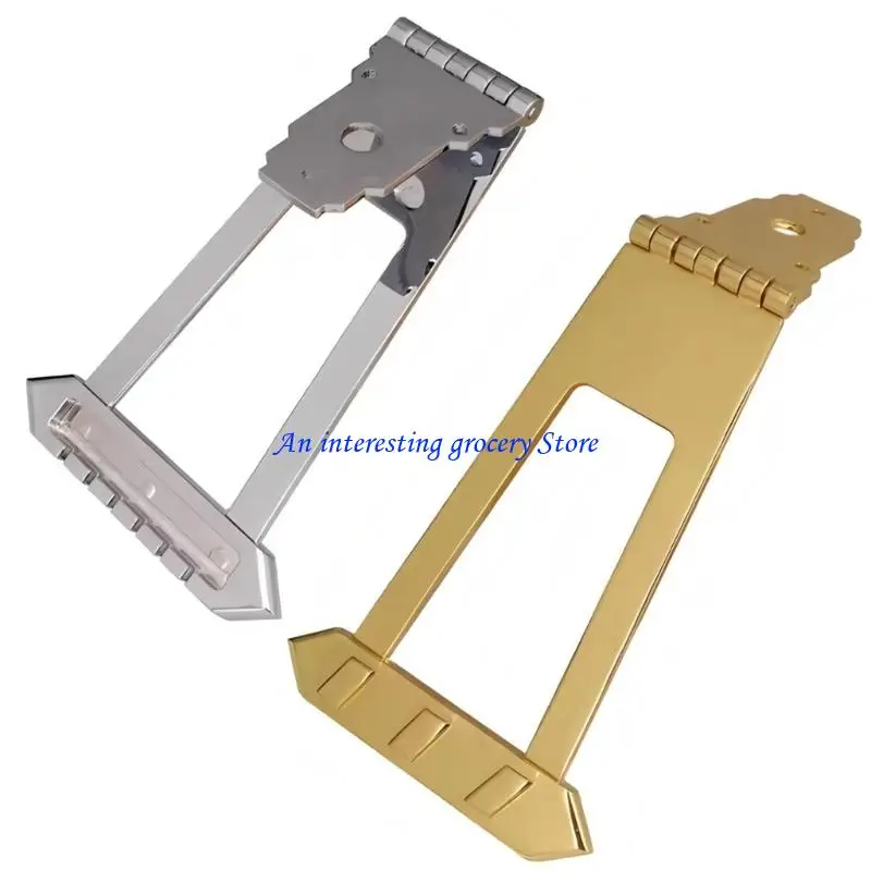 

652D 6 Strings Guitar Bridge Trapeze Tailpiece for Enhanced Resonance Easy to Install