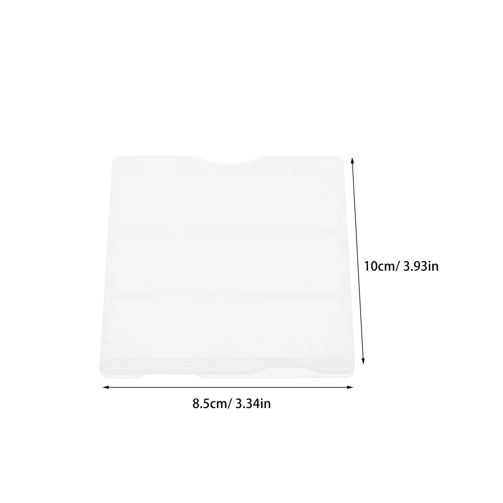 4 قطعة صندوق تخزين الشريحة منظم المجهر البلاستيكي السميك لمختبر علم الأمراض استخدام حامل عينة حاوية البريد