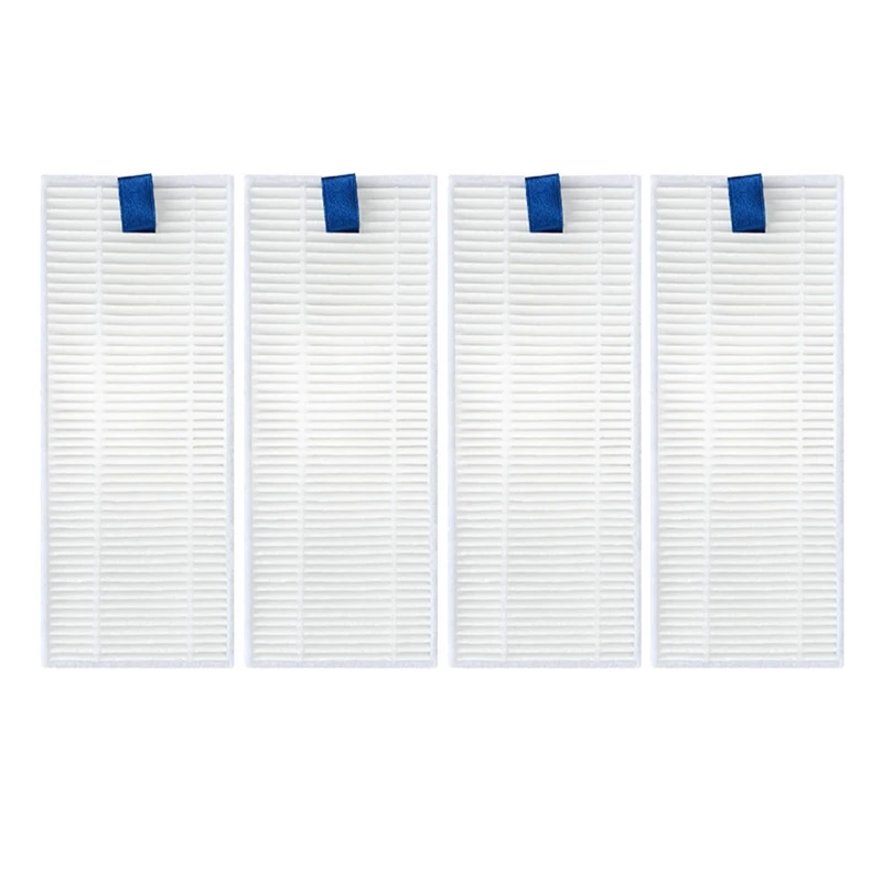 8 Pcs White Robotic Parts Vacuum Cleaner Accessories Hepa Filter For Dynaking R7