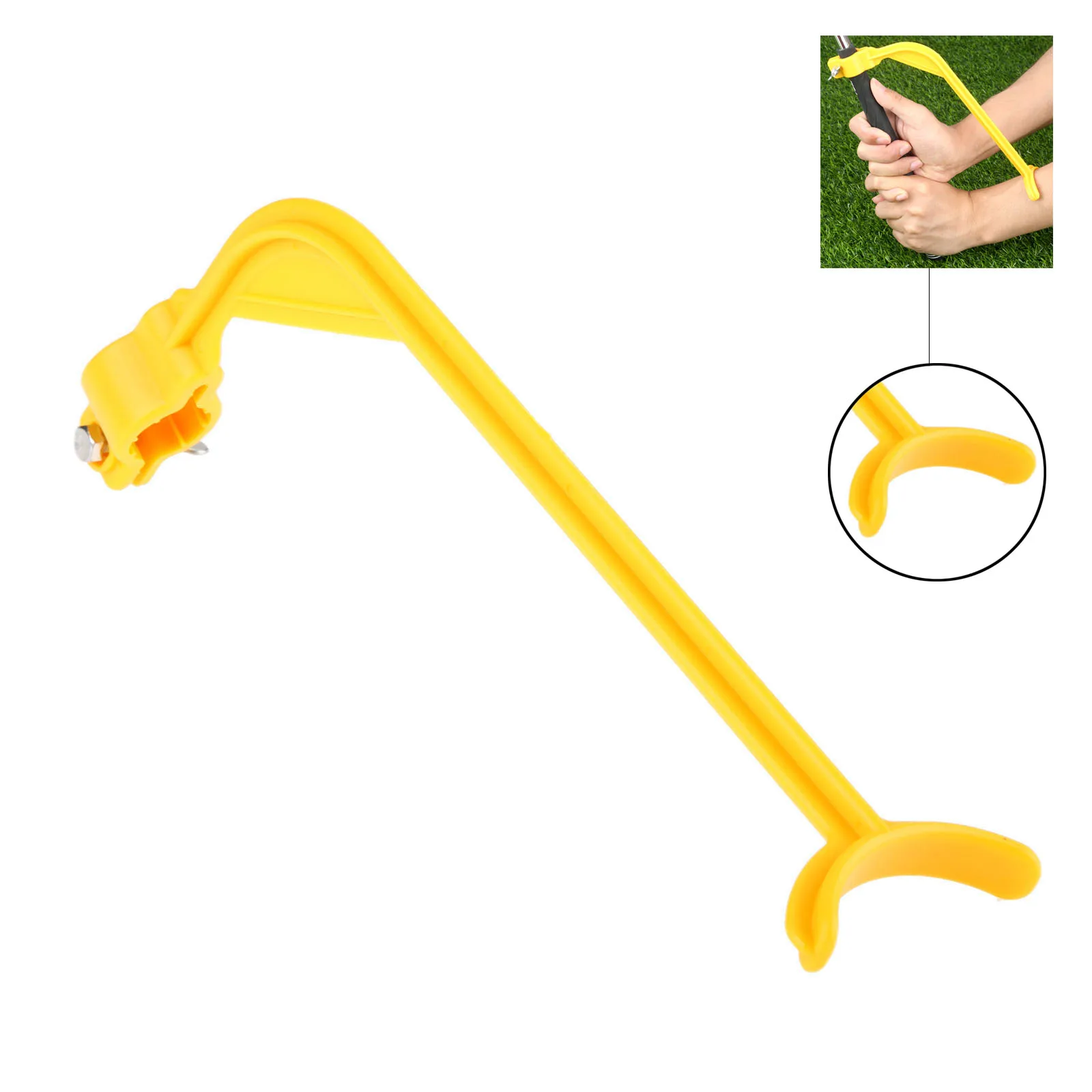 جديد جولف سوينغ المدرب المبتدئين لفتة محاذاة التدريب الإيدز نادي الغولف الصحيح المعصم العملي ممارسة دليل أداة 1 قطعة #6