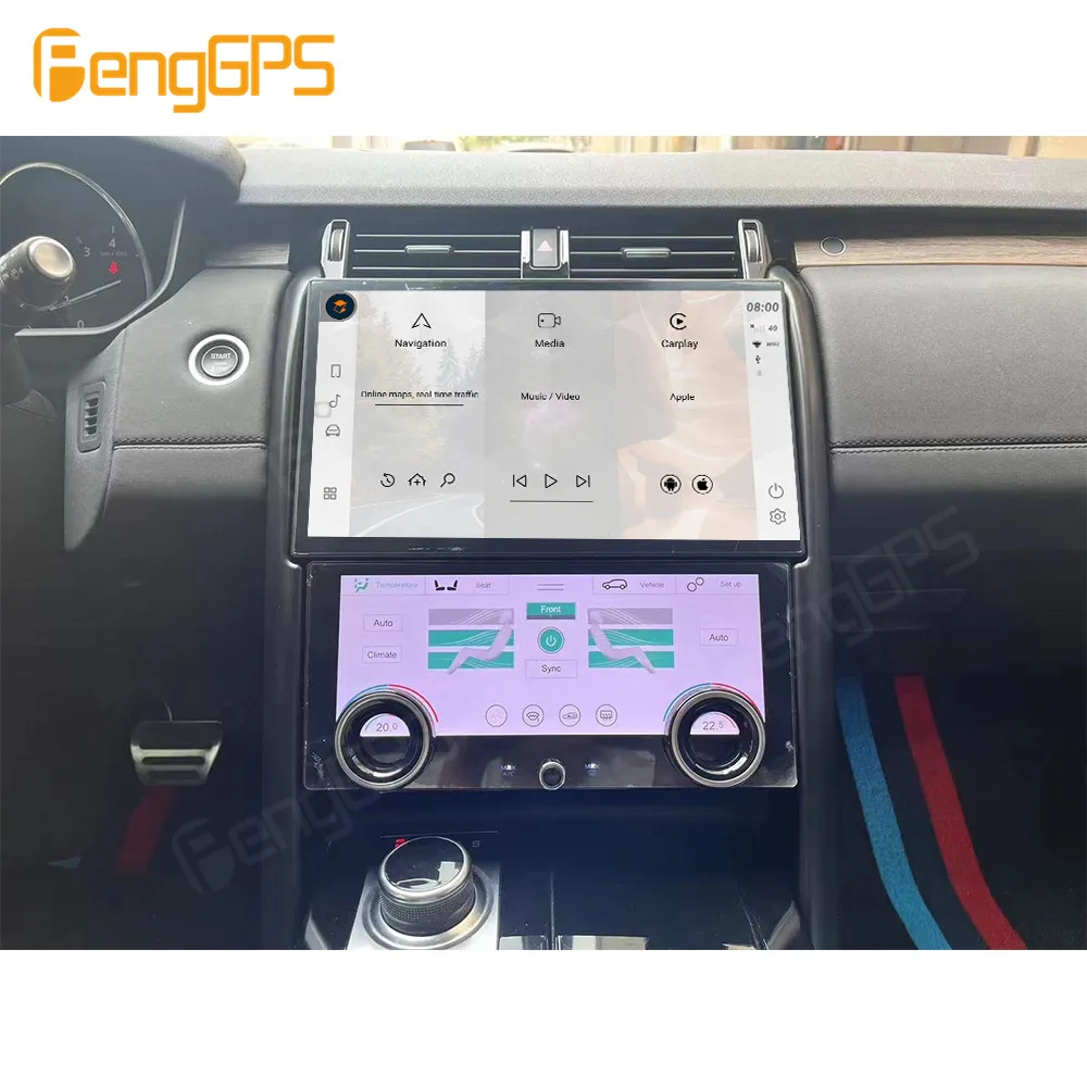 لاند روفر ديسكفري 5 LR5 L462 2017 - 2020 راديو السيارة الاندورويد 2Din استقبال ستيريو Autoradio مشغل وسائط متعددة GPS وحدة نافي