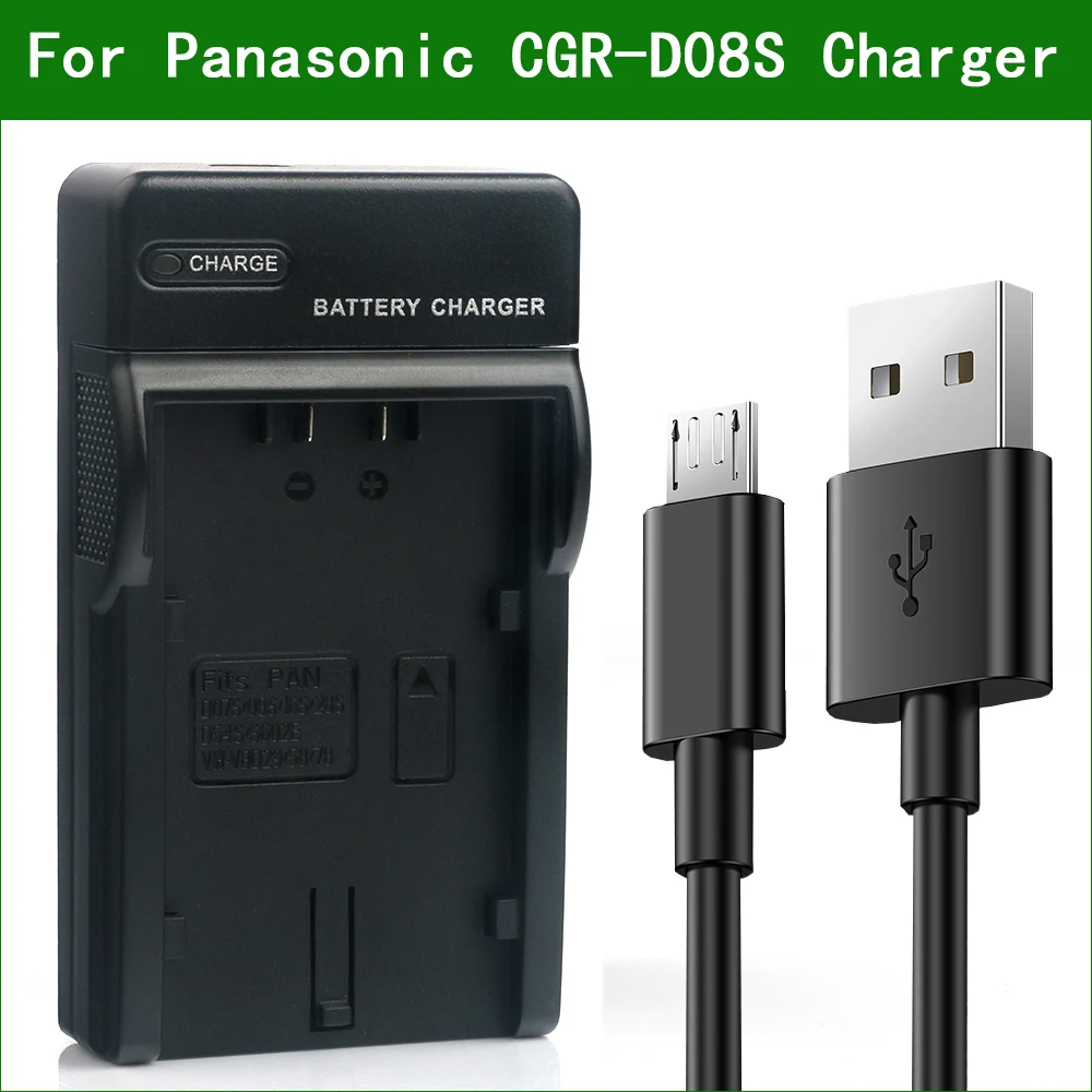 CGR-D08S Digital Camera Battery Charger For Panasonic AG-B23 VW-VBD29 VW-VBD55 VW-VBD58 VW-VBD78 AG-VBR59 AG-3DA1 AG-EZ50