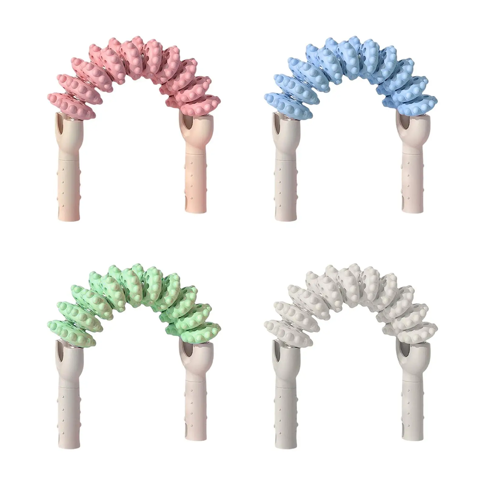 

Hand Held Muscle Roller for Leg 20 Wheels Full Body Massage Tool for Waist