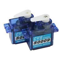 2PCS CYS S0009D Metal Gear 10g Digital Servo for 450 Class Helicopter Model Airplane 1/18 1/10 RC Truck