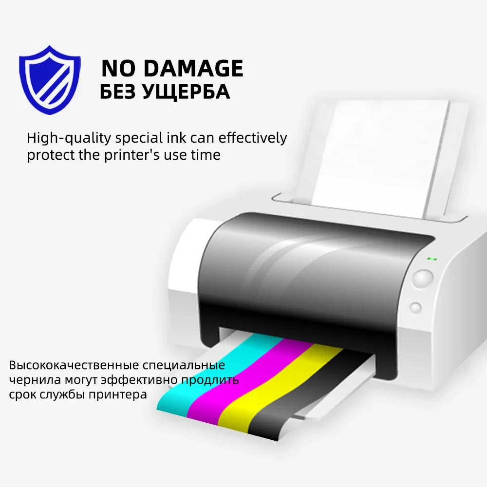 400ml Universal Dye Ink BK C M Y Refill for Epson Canon HP Brother Dell Deskjet Inkjet Printer Ink Tank Cartridge CISS