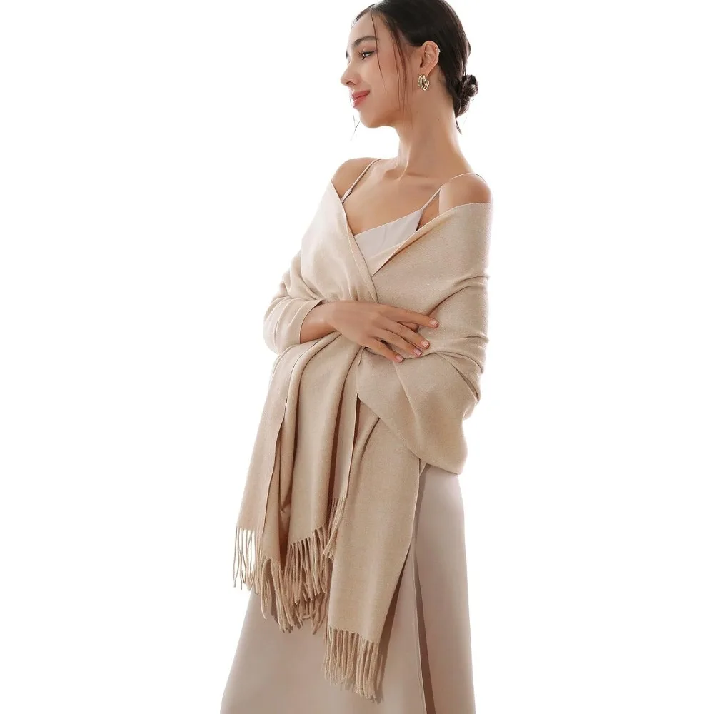 Wintersjaals voor dames Pashmina-sjaals Wraps voor avondjurken Grote warme zachte sjaals