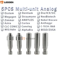 Unidad múltiple Dental analógica/analógica Digital 3D para Osstem/Dentium/Megagen/Straumann/NeoBiotech/Nobel Biocare/Zimmer/MIS/Adin, 5 uds.