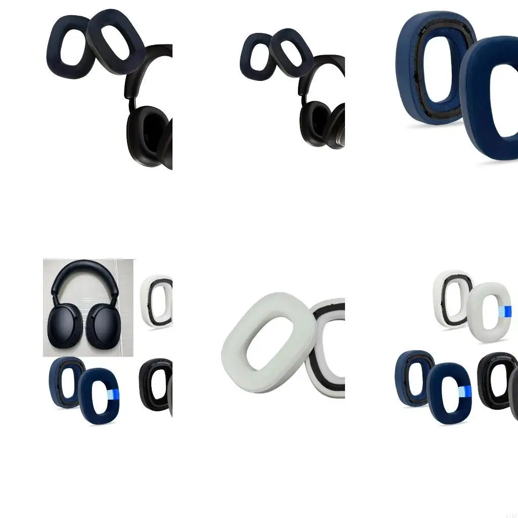 

2Pcs Earpads Replacement for PX7S2 Headphone Cooling Gel Earmuffs K1KF