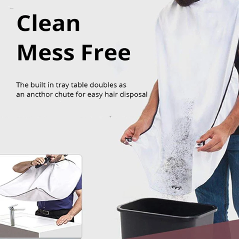 Modern New Style Beard Apron Shaving Apron Shaving Apron With Suction Cup Set Hairdressing Tools