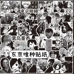 60pcs Tokyo Ghoul Kaneki Ken Cartoon Stickers Phone Case Computer Pocket Sticker Decoration Supplies