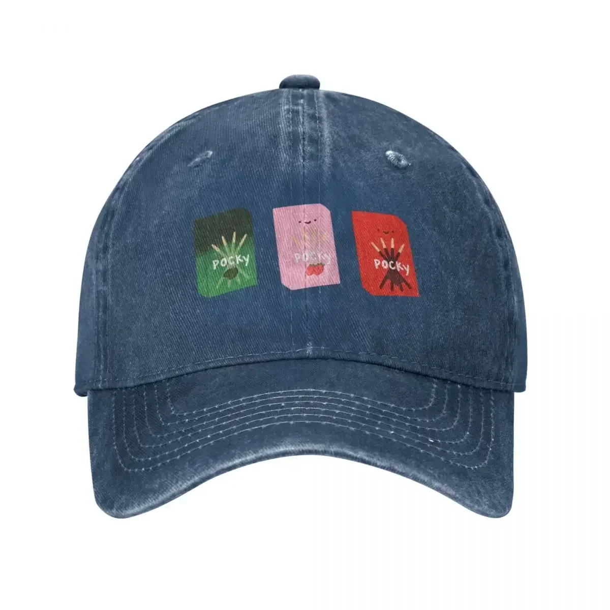 pocky 3 pack Baseball Cap Hat Beach Rave Ladies  Men'S