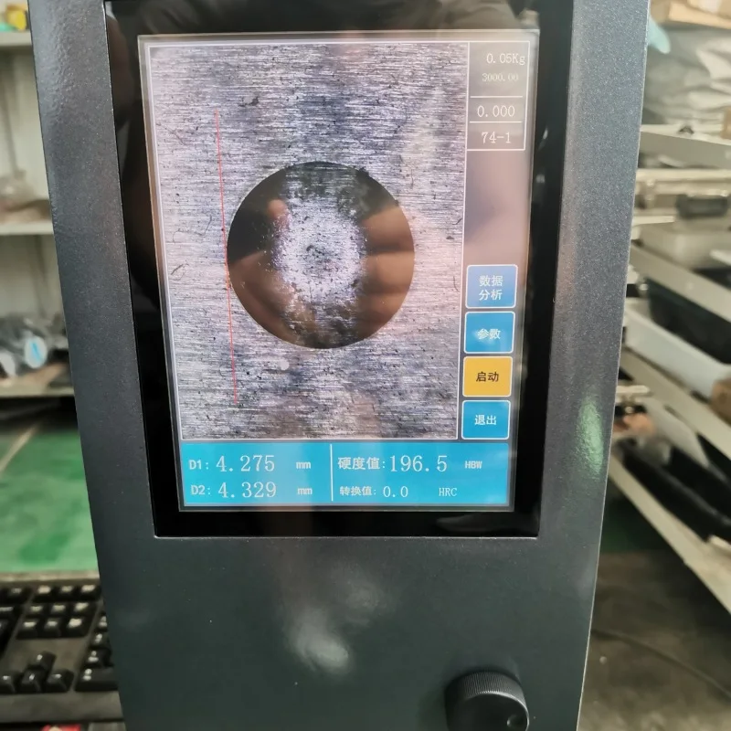 VHBS-3000T شاشة تعمل باللمس القراءة المباشرة البصرية شاشة ديجيتال اختبار صلابة Brinell الإلكترونية ، صب الألومنيوم النحاس